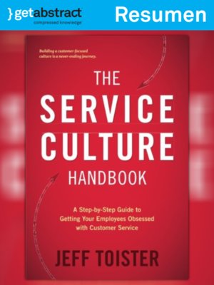 cover image of El manual para la cultura del servicio (resumen)